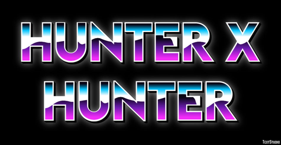 Hunter x Hunter Text Effect
