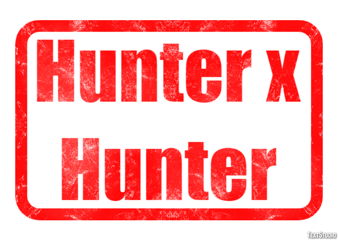 Hunter x Hunter Text Effect