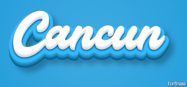 Cancun Efekt tekstowy