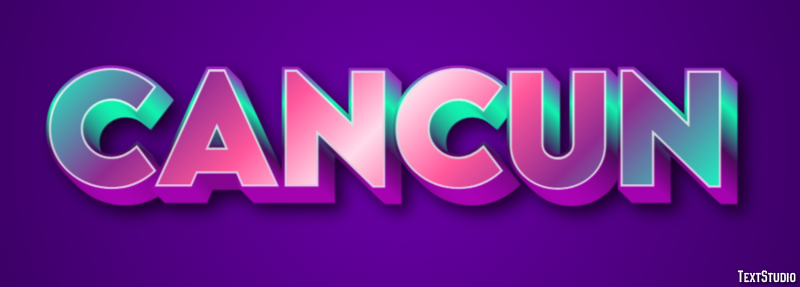 Cancun Efekt tekstowy