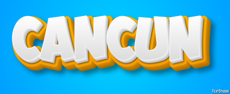 Cancun Text Effect