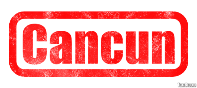 Cancun Efekt tekstowy