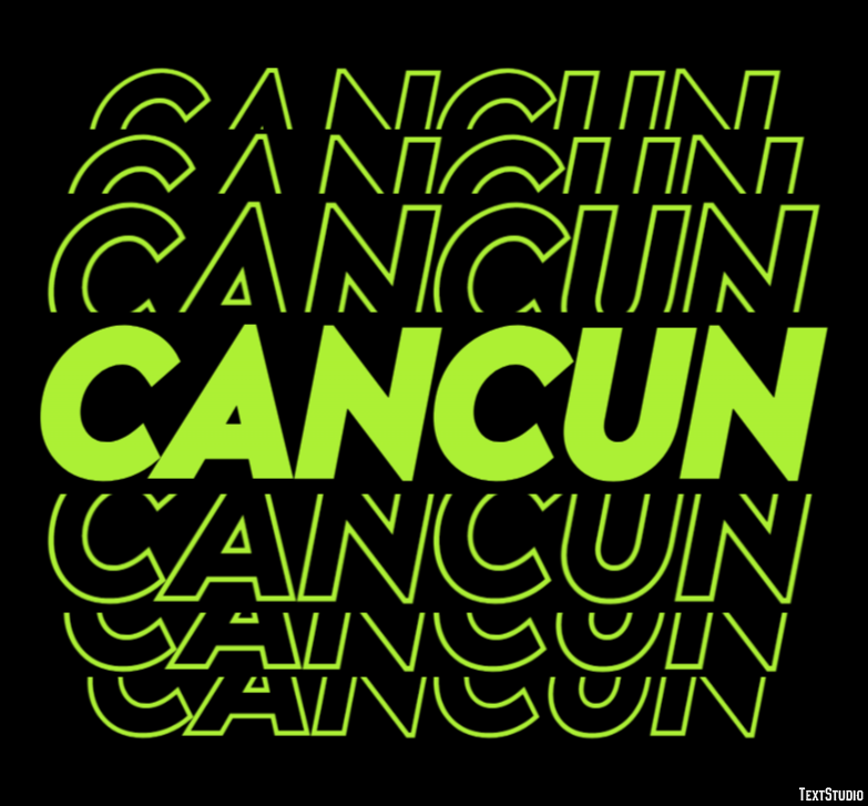 Cancun Efekt tekstowy