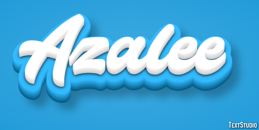 Azalee Tekst Effect