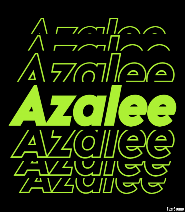 Azalee Text Effect