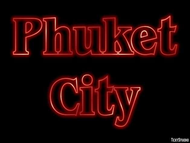 Phuket City Effetto testo