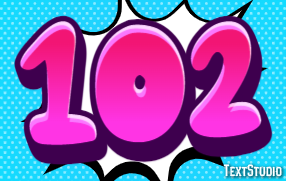 102 Efekt tekstowy