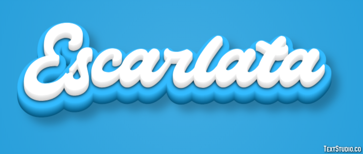 Escarlata テキスト効果