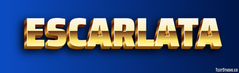 Escarlata Efecto de Texto