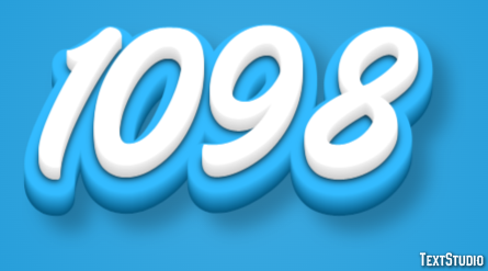 1098 Эффект текста