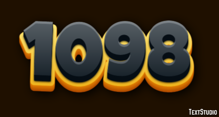 1098 Эффект текста