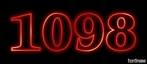 1098 Эффект текста
