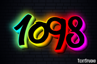 1098 Эффект текста