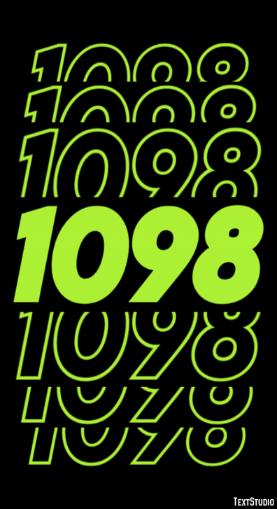 1098 Эффект текста