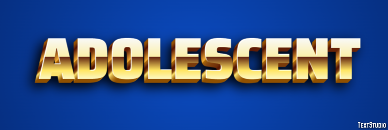 Adolescent Text Effect