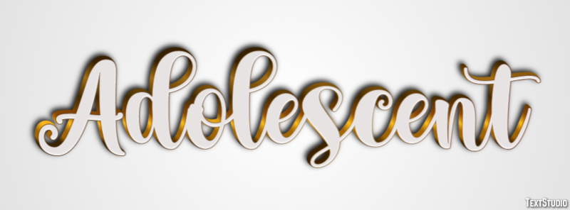 Adolescent Text Effect