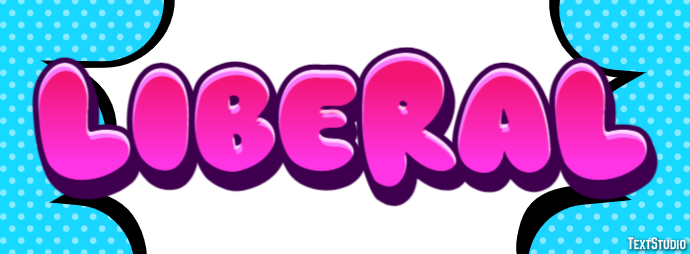 Liberal Text Effect