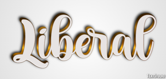 Liberal Text Effect