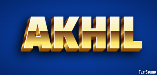 Akhil Text Effect