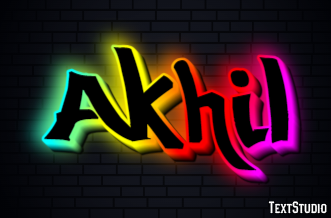 Akhil Text Effect
