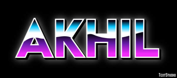 Akhil Text Effect