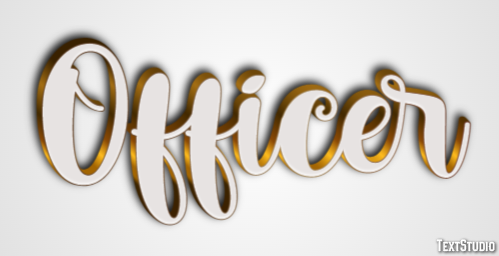Officer Effet de Texte