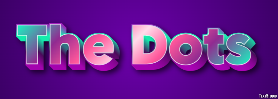 The Dots Efecto de Texto