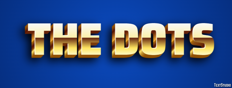 The Dots Efecto de Texto