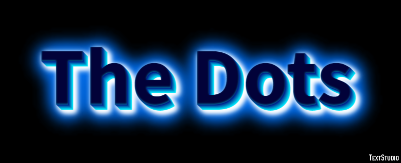 The Dots Efecto de Texto