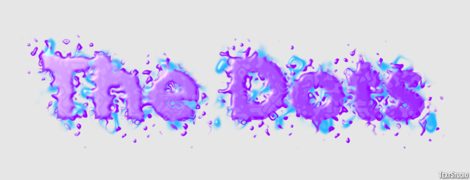 The Dots Efecto de Texto