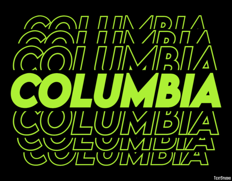 Columbia Efekt tekstowy