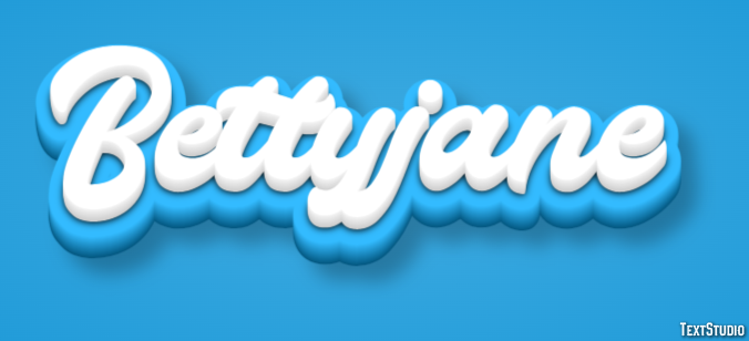 Bettyjane Effetto testo
