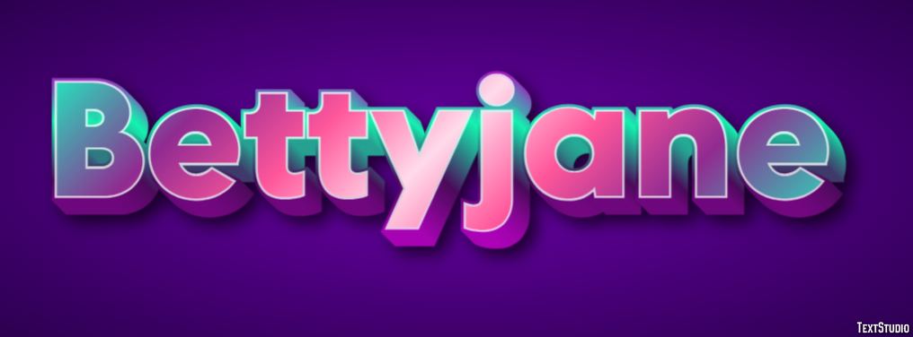 Bettyjane テキスト効果