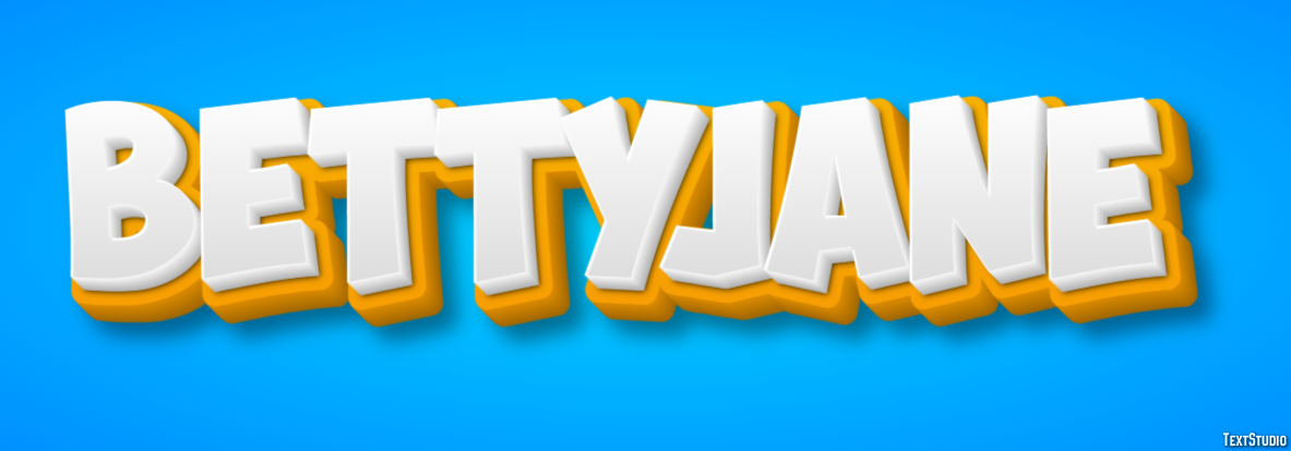 Bettyjane Text effect