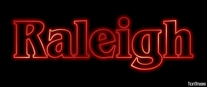 Raleigh Efekt tekstowy