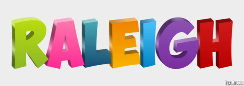 Raleigh Efekt tekstowy