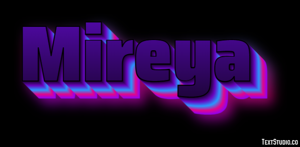 Mireya Efecto de Texto