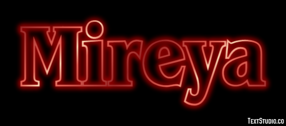 Mireya Efecto de Texto