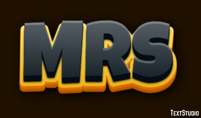 Mrs Text Effect