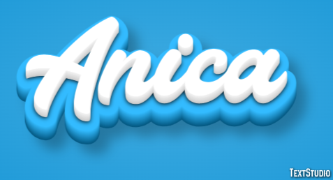 Anica Text effect