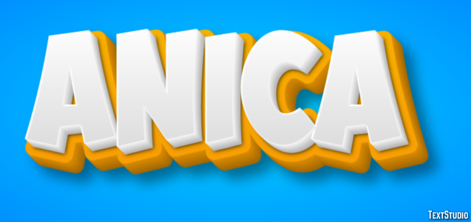 Anica Text effect