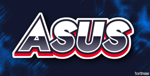 Asus テキスト効果