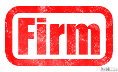 Firm Text Effect