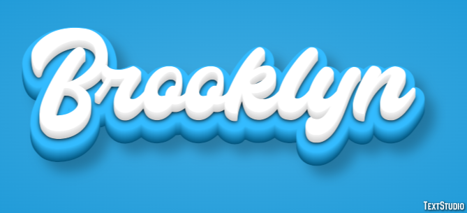 Brooklyn Text effect
