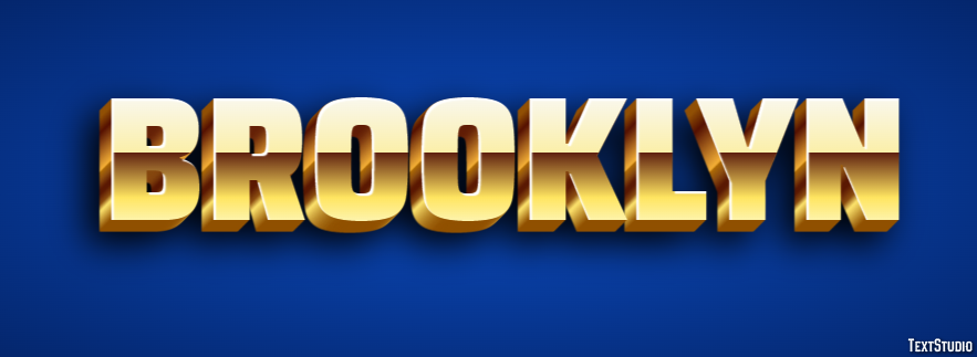 Brooklyn Effet de Texte