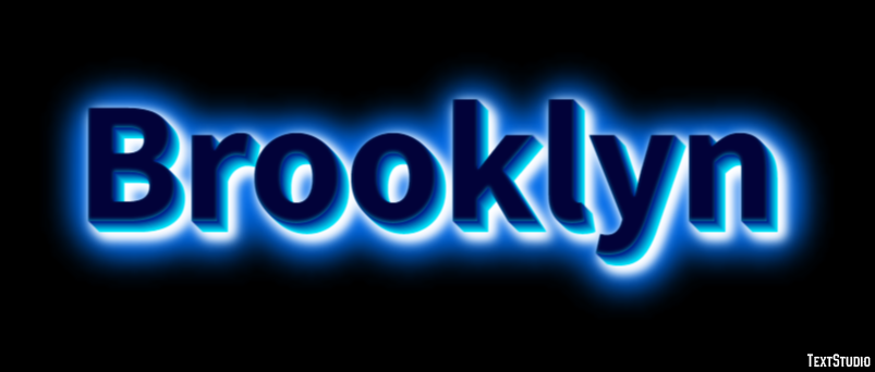 Brooklyn テキスト効果