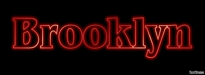 Brooklyn テキスト効果