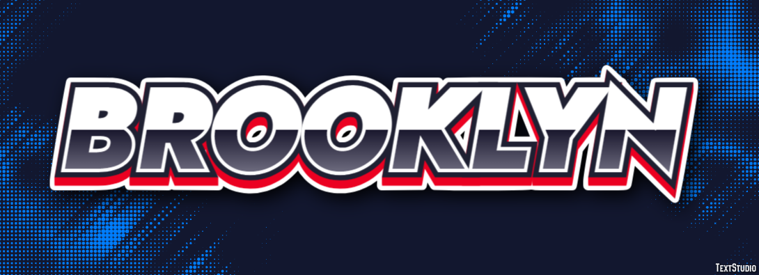 Brooklyn テキスト効果