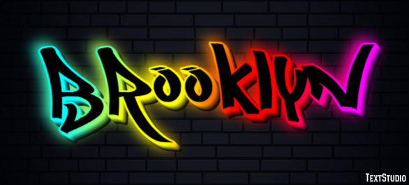 Brooklyn テキスト効果