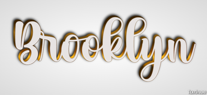 Brooklyn Effet de Texte